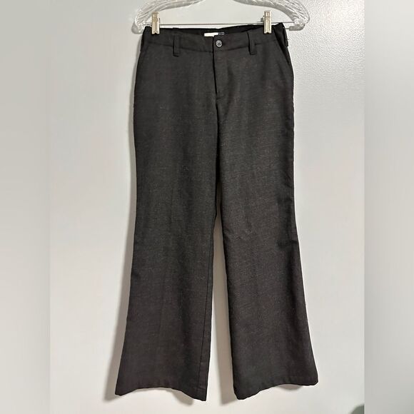 Gap wide leg grayish black pants. Size 0A - Picture 1 of 8